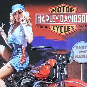 Harley Davidson Wall Tin